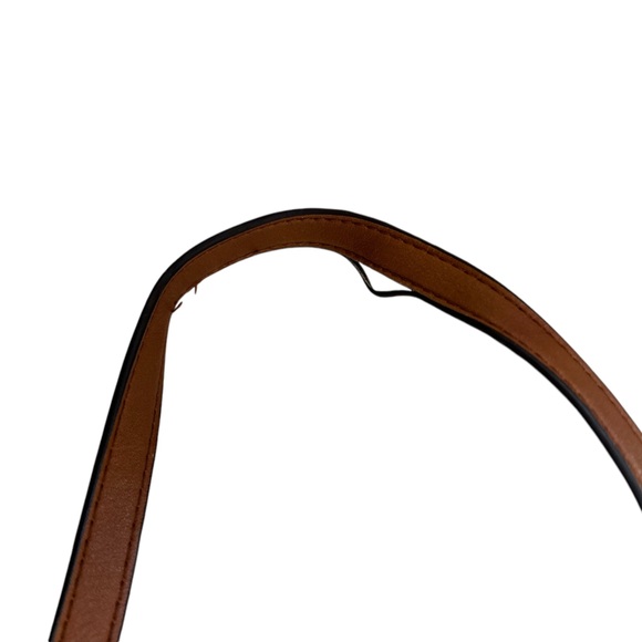 Opaque Clip Japanese handbag shoulder vegan leather brown fall autumn kawaii - Picture 5 of 8